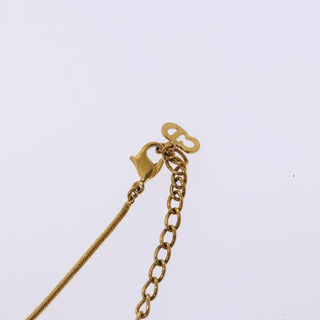 Christian Dior Dior Letters Necklace Metal