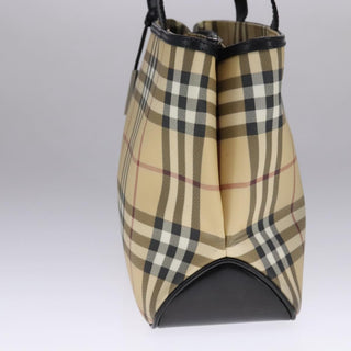 Burberry Nova Check Tote Canvas and Leather