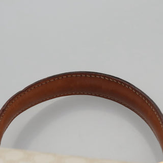 Celine Vintage Convertible Top Handle Bag Macadam Coated Canvas