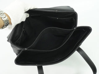 Bvlgari Embellished Logo Tote Bag Leather