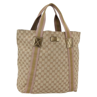 Gucci Original Web Tote GG Canvas