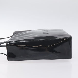 Chanel Vintage Embossed Logo Shoulder Bag Patent