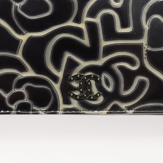 Chanel Wallet on Chain Camellia Patent