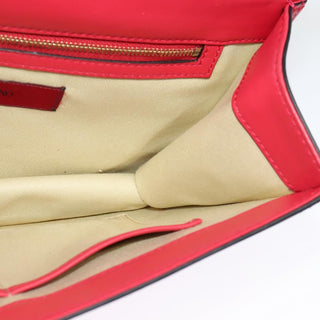 Valentino Garavani Rolling Rockstud Glam Lock Shoulder Bag Leather