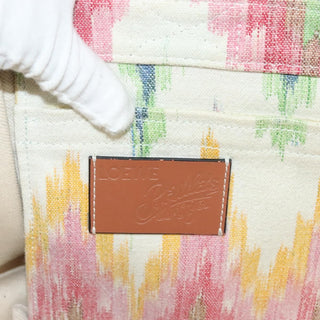 Loewe Paula's Ibiza Tote Embellished Printed Canvas