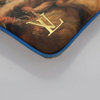 Louis Vuitton Pochette Clutch Limited Edition Jeff Koons Rubens Print Canvas