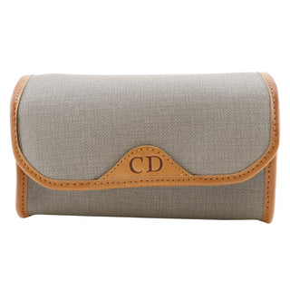 Christian Dior CD logo novelty pouch PVC
