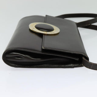 Celine Vintage Circle Logo Crossbody Bag Leather