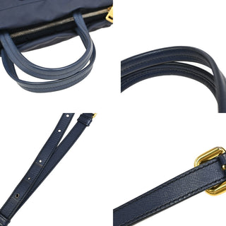 Prada Zip Convertible Shopping Tote Re-Nylon with Saffiano Leather