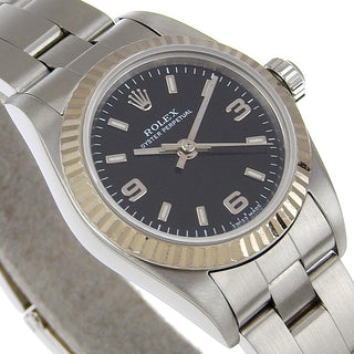Rolex Oyster Perpetual Automatic Watch Stainless Steel and White Gold