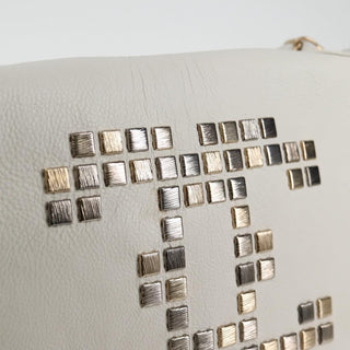 Chanel Mosaic CC Accordion Flap Bag Studded Leather
