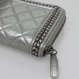 Chanel Boy Zip Jacket Wallet Quilted Calfskin