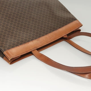 Celine Vintage Macadam Handbag Leather