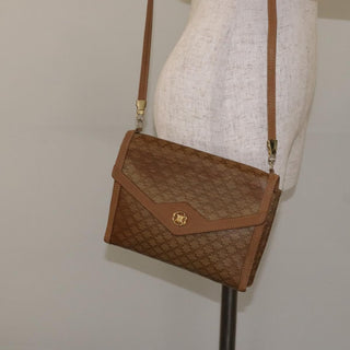 Celine Macadam Shoulder Bag Canvas