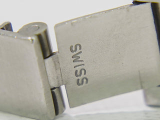 Hermes Clipper Quartz Watch Stainless Steel with Plated Metal and Mother of Pearl
