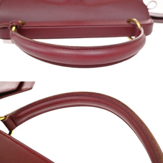 Gucci Belt Buckle Top Handle Bag Leather