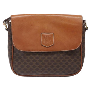 Celine Macadam Shoulder Bag PVC Leather