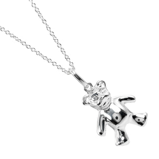 Tiffany & Co. Teddy Bear Necklace Silver 925