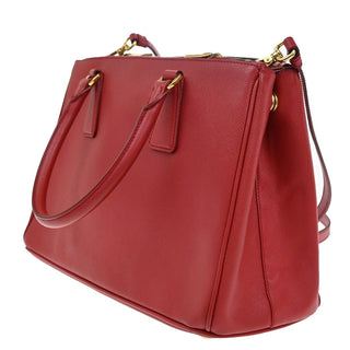 Prada Galleria Double Zip Tote Saffiano Leather