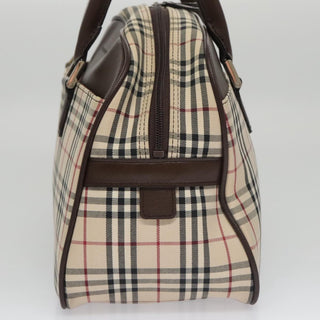 Burberry Nova Check Bowling Bag Canvas