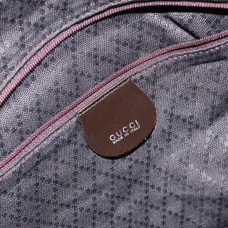 Gucci Vintage Bamboo Shoulder Bag Nylon