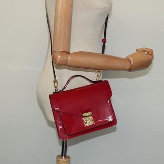 Louis Vuitton Monceau Handbag Vernis