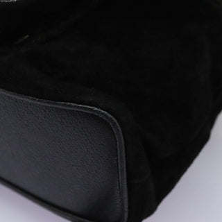 Gucci Vintage Bamboo Backpack Suede