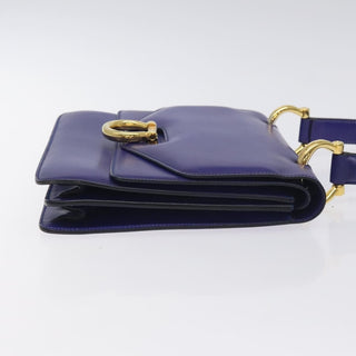 Celine Gancini Handbag Leather