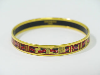 Hermes Enamel Bracelet Metal and enamel