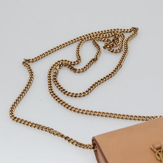 Saint Laurent Le K Chain Crossbody Bag Leather