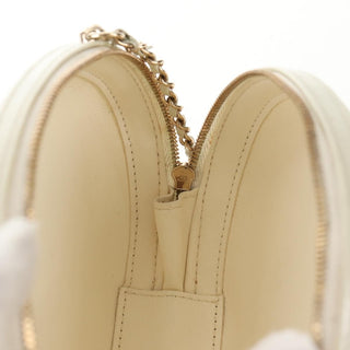 Chanel La Pausa Evening Bag Chevron Lambskin with Applique