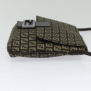 Fendi Mamma Baguette Shoulder Bag Canvas