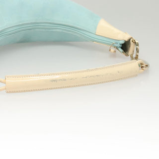 Gucci Vintage Zip Hobo GG Canvas and Patent