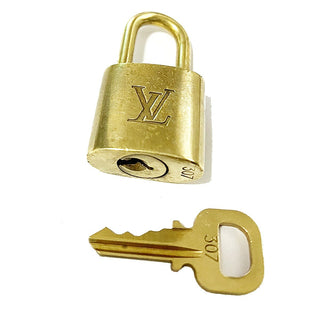 Louis Vuitton Cadenas Bag Charm Gold-plated