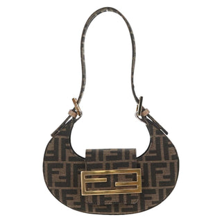 Fendi Cookie Hobo Zucca Canvas