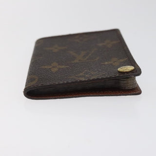 Louis Vuitton Porte Cartes Pression Card Case Monogram Canvas