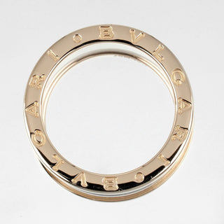 Bvlgari B.Zero1 Four Band Ring 18K Rose Gold and Ceramic