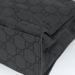 Gucci Vintage Bamboo Handle Tote GG Nylon