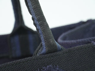 Christian Dior Book Tote Embroidered Canvas