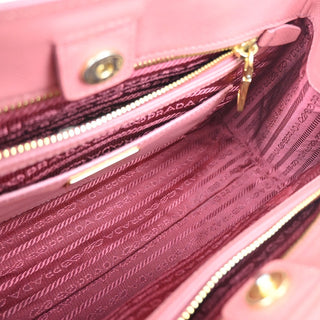 Prada Galleria Double Zip Tote Saffiano Leather