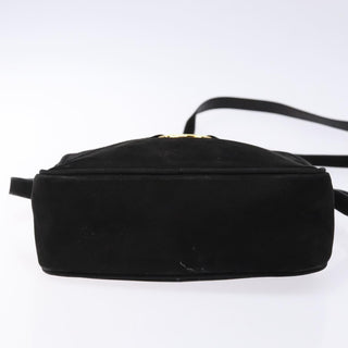 Salvatore Ferragamo Vala Shoulder Bag Suede