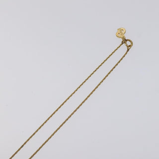 Christian Dior Heart Charm Necklace Metal