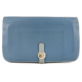 Hermes Dogon Coin Purse Leather