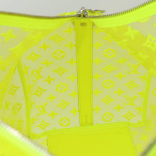 Louis Vuitton Keepall Bandouliere Bag Monogram See Through Mesh