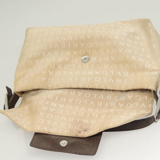 Bvlgari B.Zero1 Logomania Bag Canvas with Leather