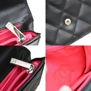 Chanel Cambon Bifold Wallet Quilted Lambskin