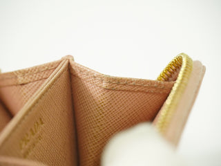 Prada Saffiano Coin Purse Leather