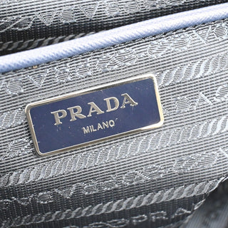 Prada Convertible Tote Printed Tessuto with Saffiano