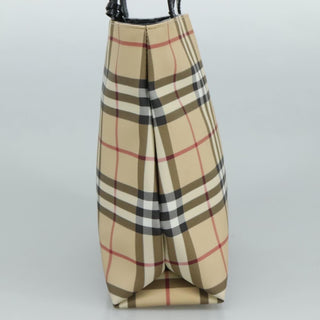 Burberry Top Handle Tote Nova Check Canvas