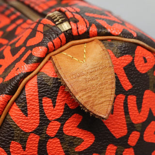 Louis Vuitton Speedy Handbag Limited Edition Monogram Graffiti